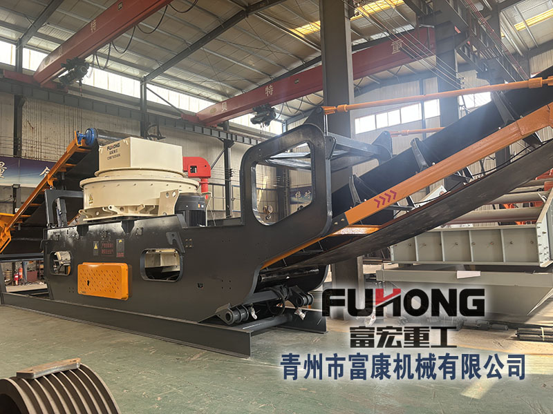 框架式衝擊式製砂機(篩分給料一體)